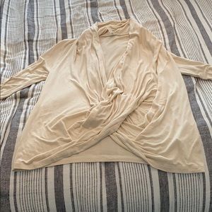 Tan Long Sleeve Top